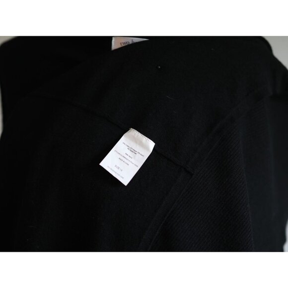 Two Hearts Maternity Plus Size Sweater, Black - Picture 5 of 7